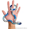 image:imageTangle Palm Metallic 2Pack Aqua Blue and Plum Purple  Big Tangle for Hands  Desk Toy for Adults Boys Girls