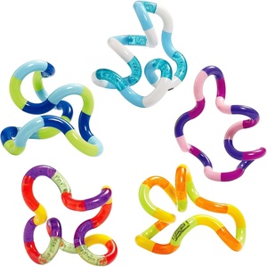image:imageTangle Jr Classic 5Pack  Genuine Fidget Toys  Twisty Fidget Pack for Kids and Adults  Fidget Toy for School  Gift for Teens and Adults