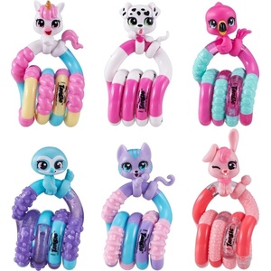 image:imageTangle Jr Pets 6Pack Collection Kitty Bunny Puppy Flamingo Sloth and Unicorn  Tangle Fidget Pets Fidget Toys  Fidget Toy Gift  Fidgets for School  Cute fidgets for Girls