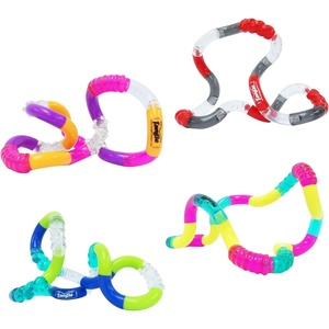 image:imageTangle Jr Textured 4Pack Genuine Tangle Toys Fidget Pack  Textured Fidget Toy Fidgets Pack for Kids and Adults  Fidget Toy for School  Gift for Teens and Adults