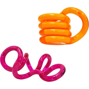 image:imageTangle Palm Classic 2Pack Orange and Pink  Big Tangle for Hands  Desk Toy for Adults Boys Girls
